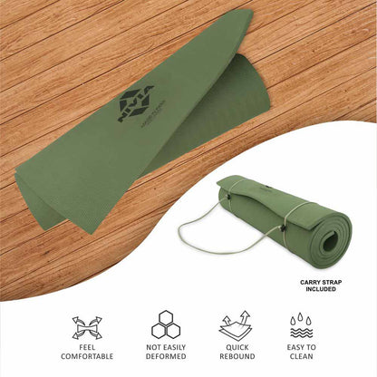 Nivia Anti-Skid Yoga Mat, Anti Slip and anti Bacterial