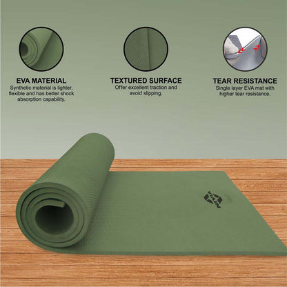 Nivia Anti-Skid Yoga Mat, Anti Slip and anti Bacterial