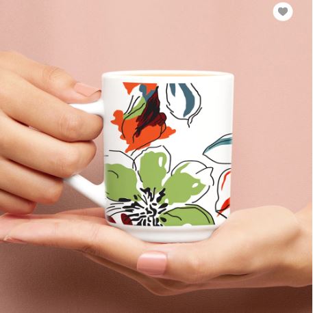 Larah by Borosil Bali Color, 1PCS Mug Set