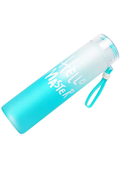 Hello Master Colorful Water Bottle with Airtight Cap Holder Strap, Leak Proof,BPA Free