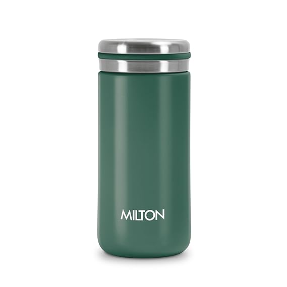 Milton Shiny Thermosteel Insulated Water Bottle, 200ml Hot and Cold