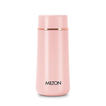 Milton Starlit 270 Thermosteel Insulated Water Bottle, 270 ml, Pink | Hot and Cold