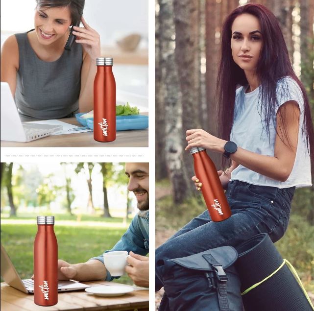 MILTON Breeze 750 Stainless Steel Water Bottle, 730 ml