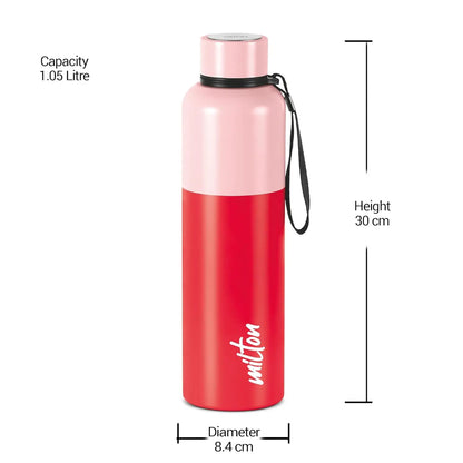 Milton Ancy Thermosteel Water Bottle,24 Hours Hot and Cold, Rust Proof - GMARTSHOPY