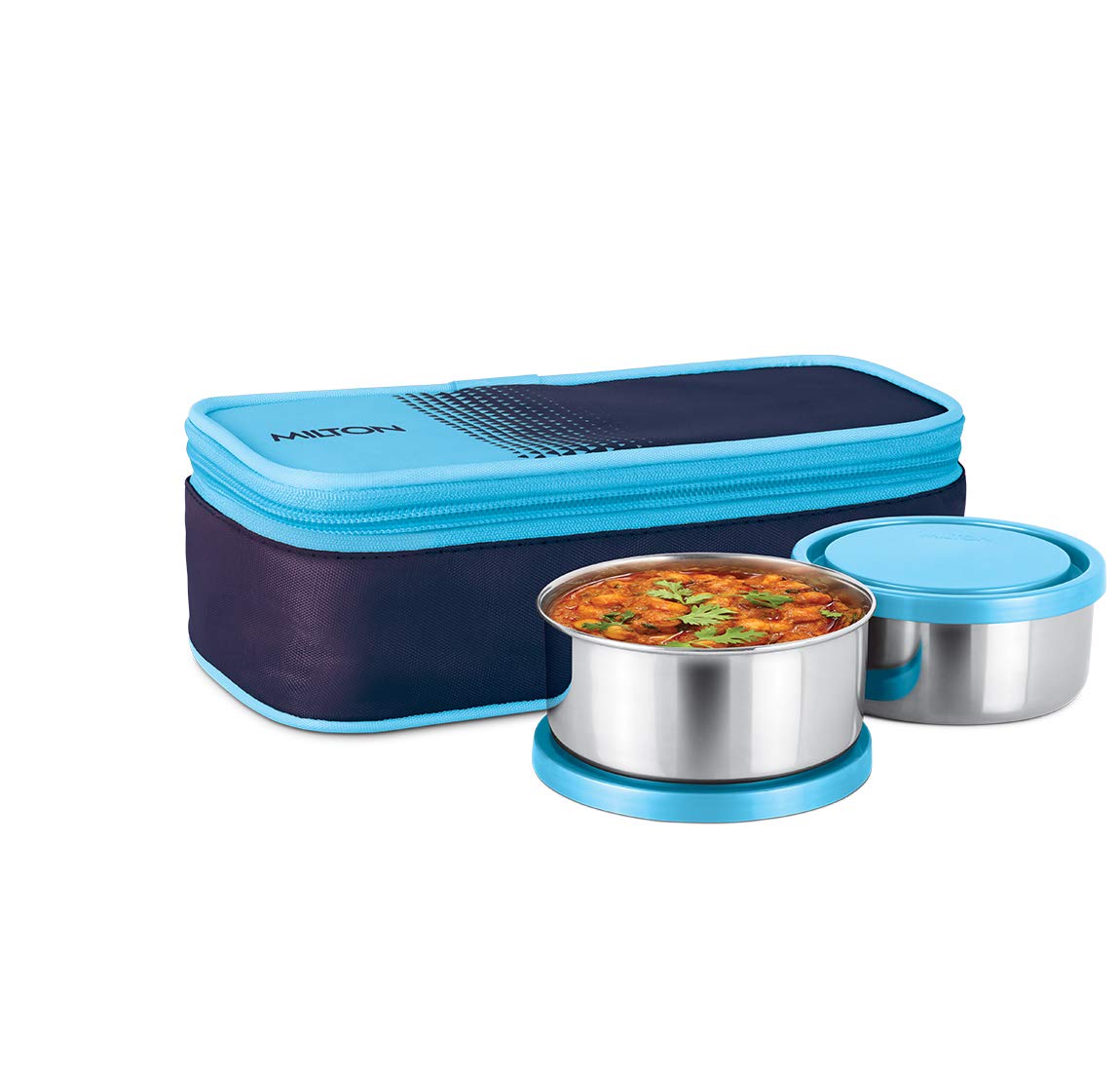 Milton Nourish Stainless Steel Lunch Box (2 Containers) 300 ml