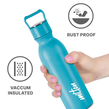 Milton Alice Thermosteel Water Bottle, Hot and Cold 24 Hours, Rust Proof and easy to carry