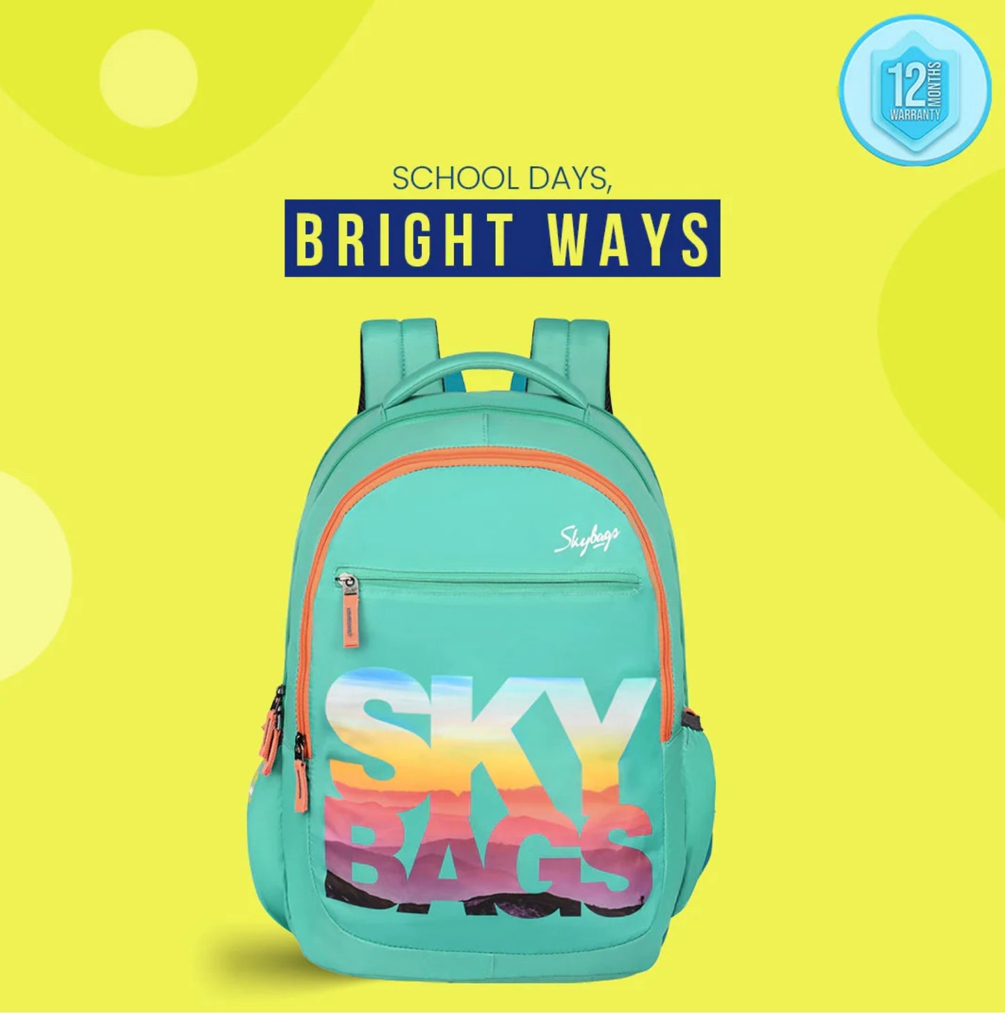 Skybags NEW NEON School Bags