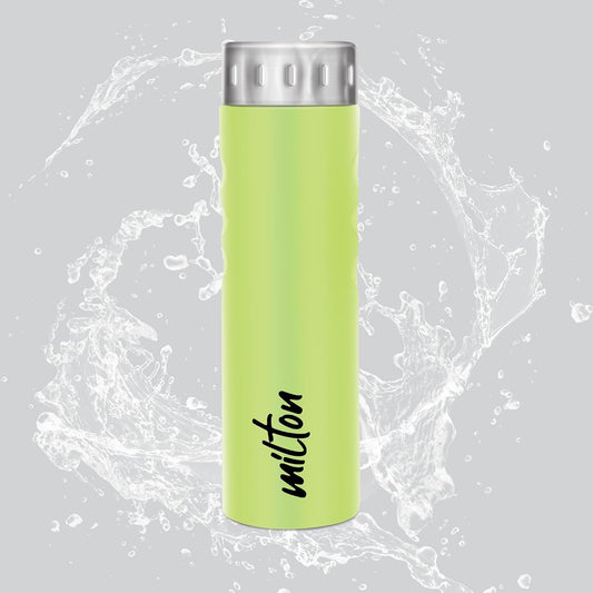 MILTON Stream Stainless Steel Water Bottle, Single walled | Leak Proof | Easy Grip