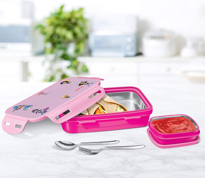 Milton Steely Deluxe Mini Insulated Lunchbox,  Airtight and leak-proof