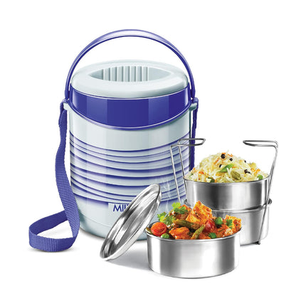 MILTON New Econa 3 Stainless Steel Tiffin Box, Set of 3