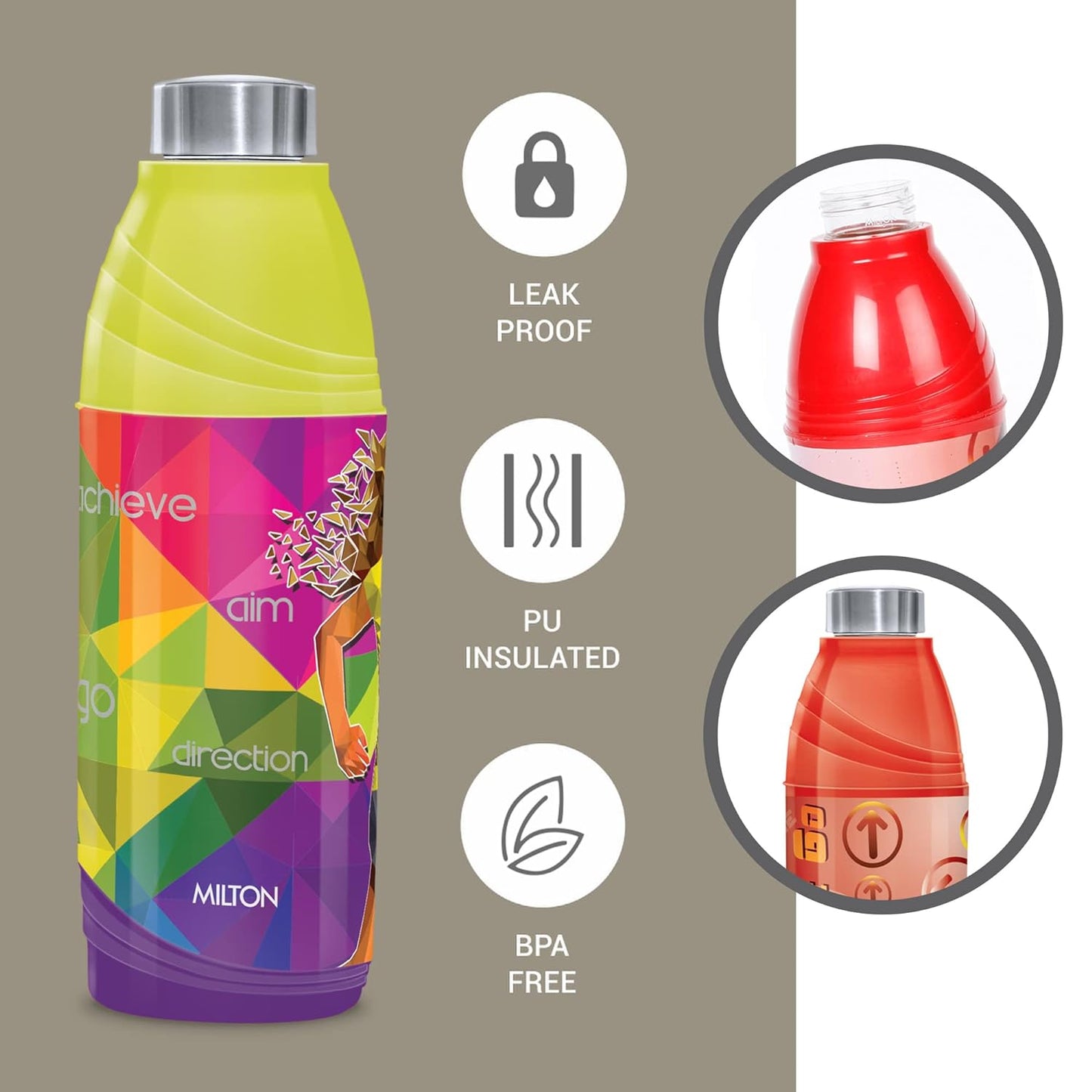 Milton Kool N Sporty Kids Water Bottle, insulated water bottle