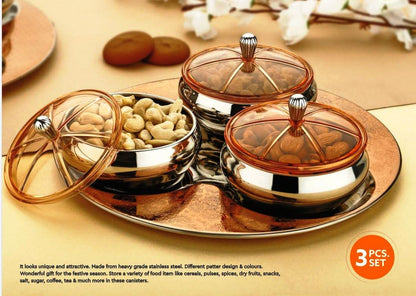 Royal Festival Stylish 3PCS Jar Set