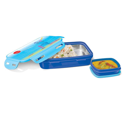 Steely Deluxe Inner Stainless Steel Kids Tiffin Box