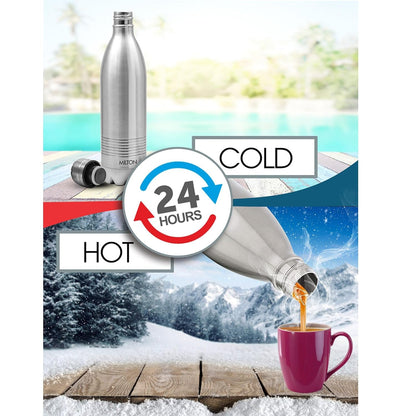 Milton Duo DLX Thermosteel 24 Hours Hot and Cold Water Bottle Leak Proof