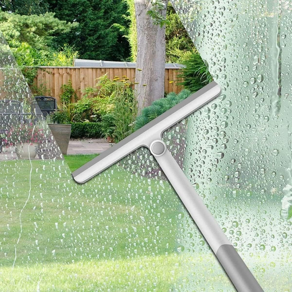 360 Degree Wiper, Rotatable Cleaning Glass Wiper Window Cleaner, Silicone Squeegee pack of 1