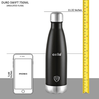 Duro Swift Stainless steel Water Bottle, 750ml, Hot & Hot 24 hours