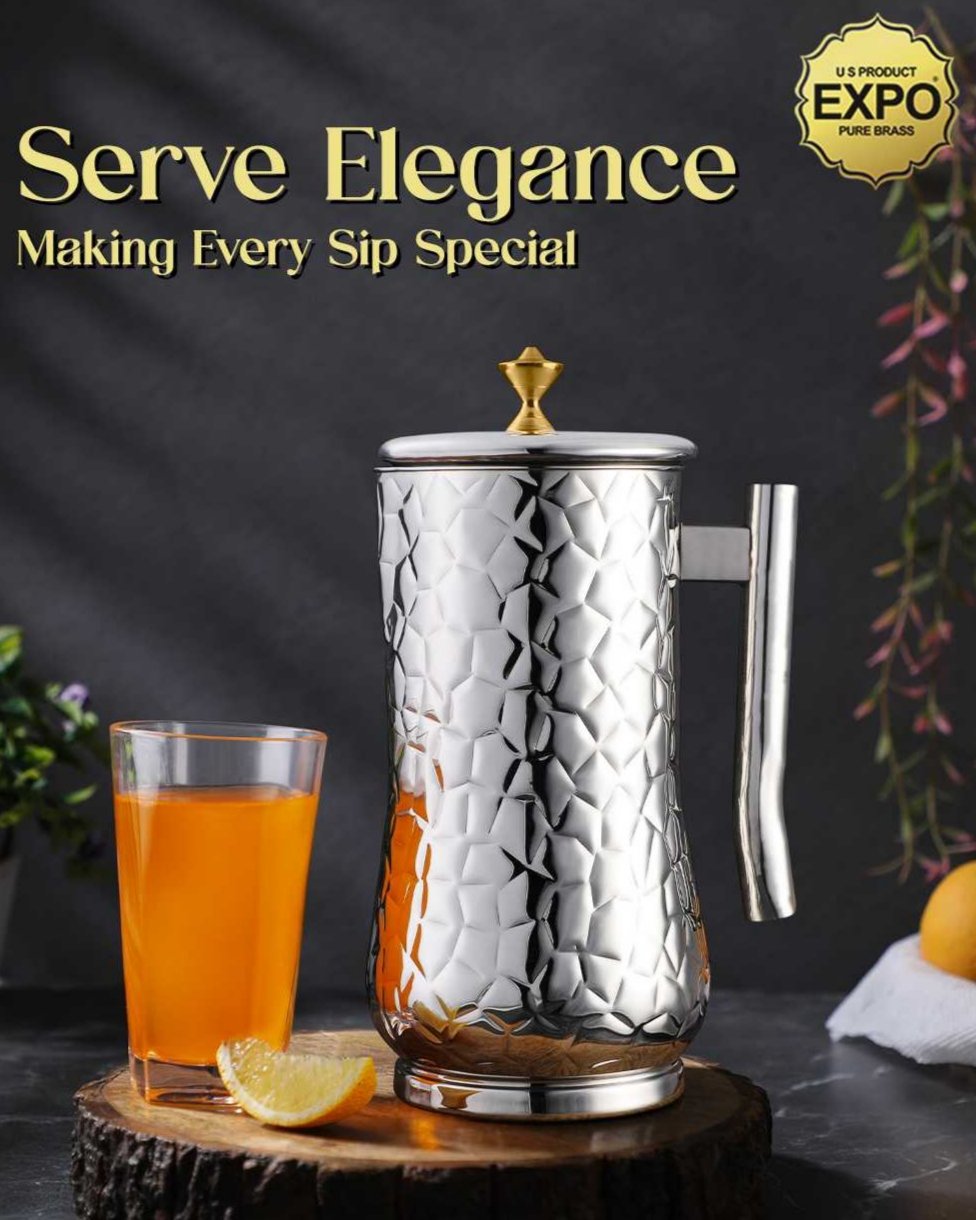 Expo Stainless Steel Bollosm Designer Jugs