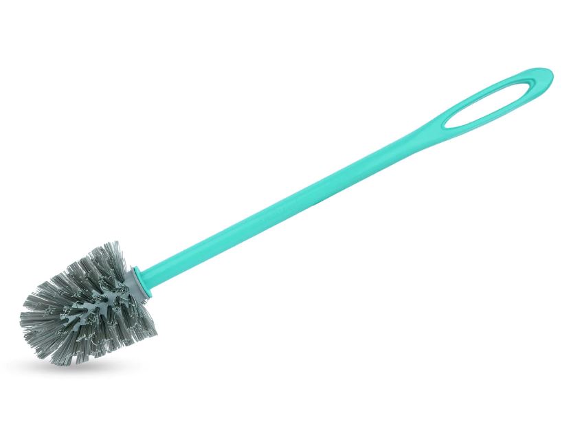 Milton Toilet Brush Round Aqua Green Color, Standard size