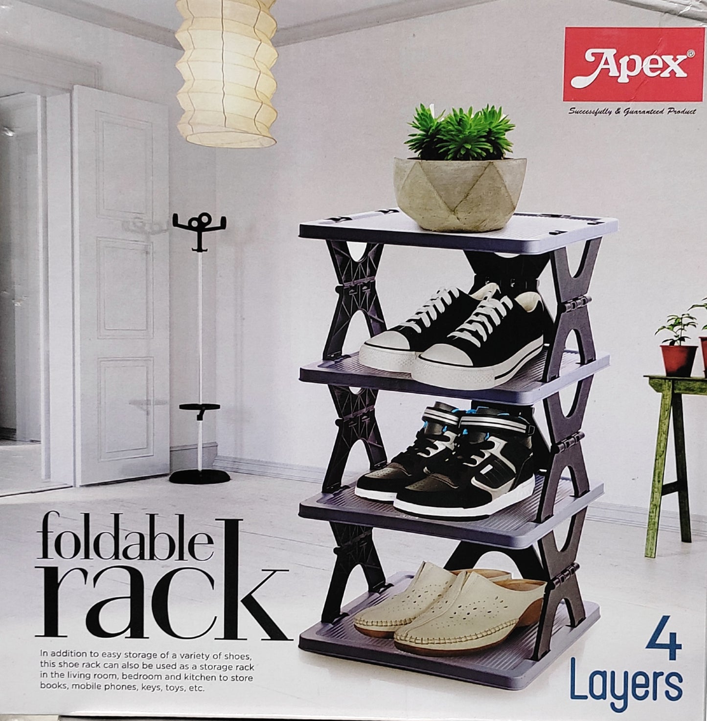 Apex Foldable Rack 4 Layers, Multipurpose used