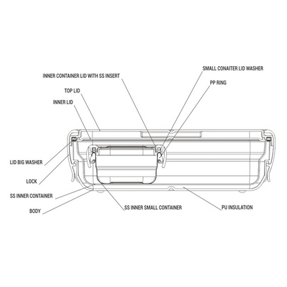 Snap Lock Tiffin Box