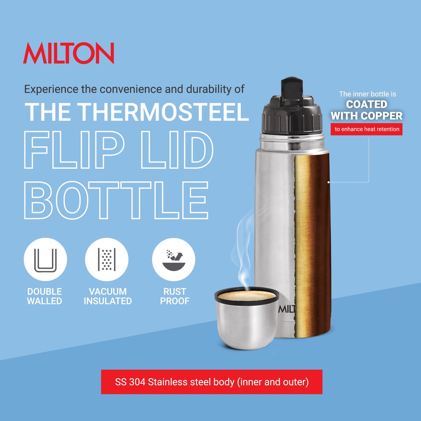 Milton Flip Water Bottle