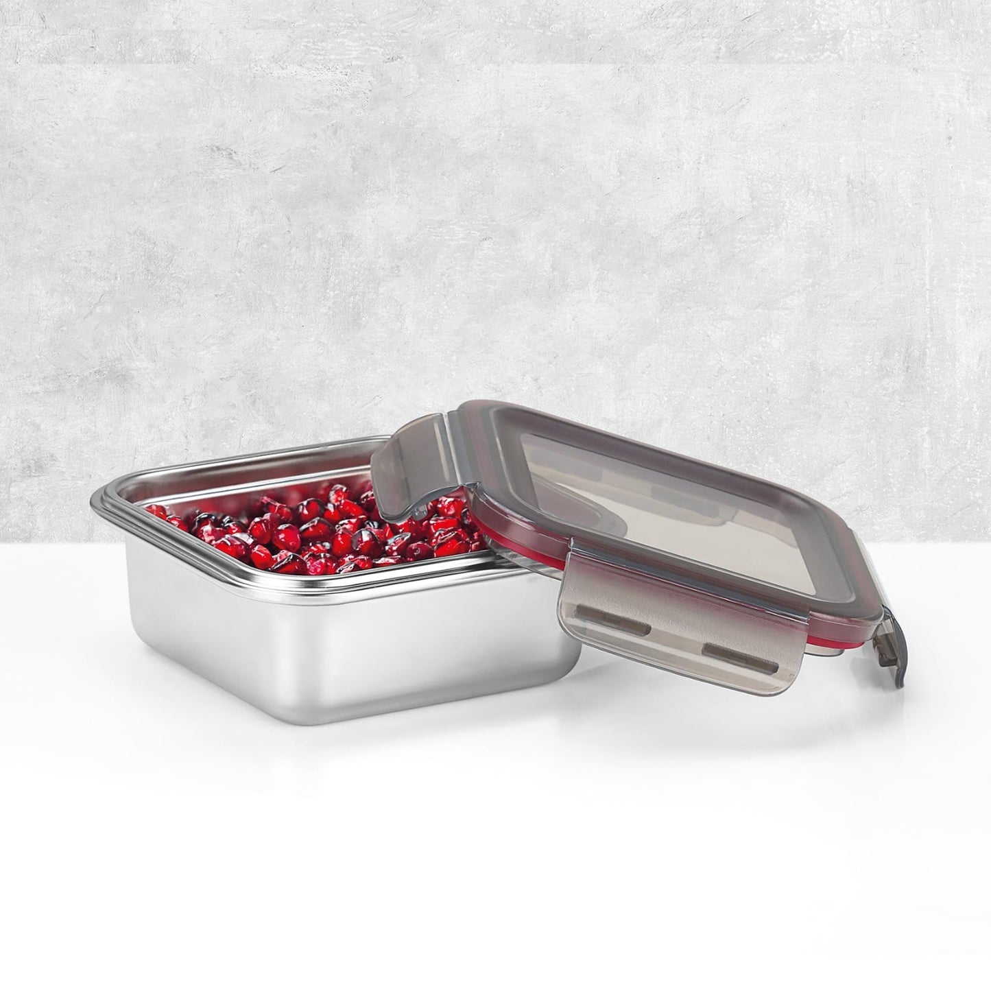 Milton Steel Lock & Store Container, Stainless Steel BPA Free and Food Grade