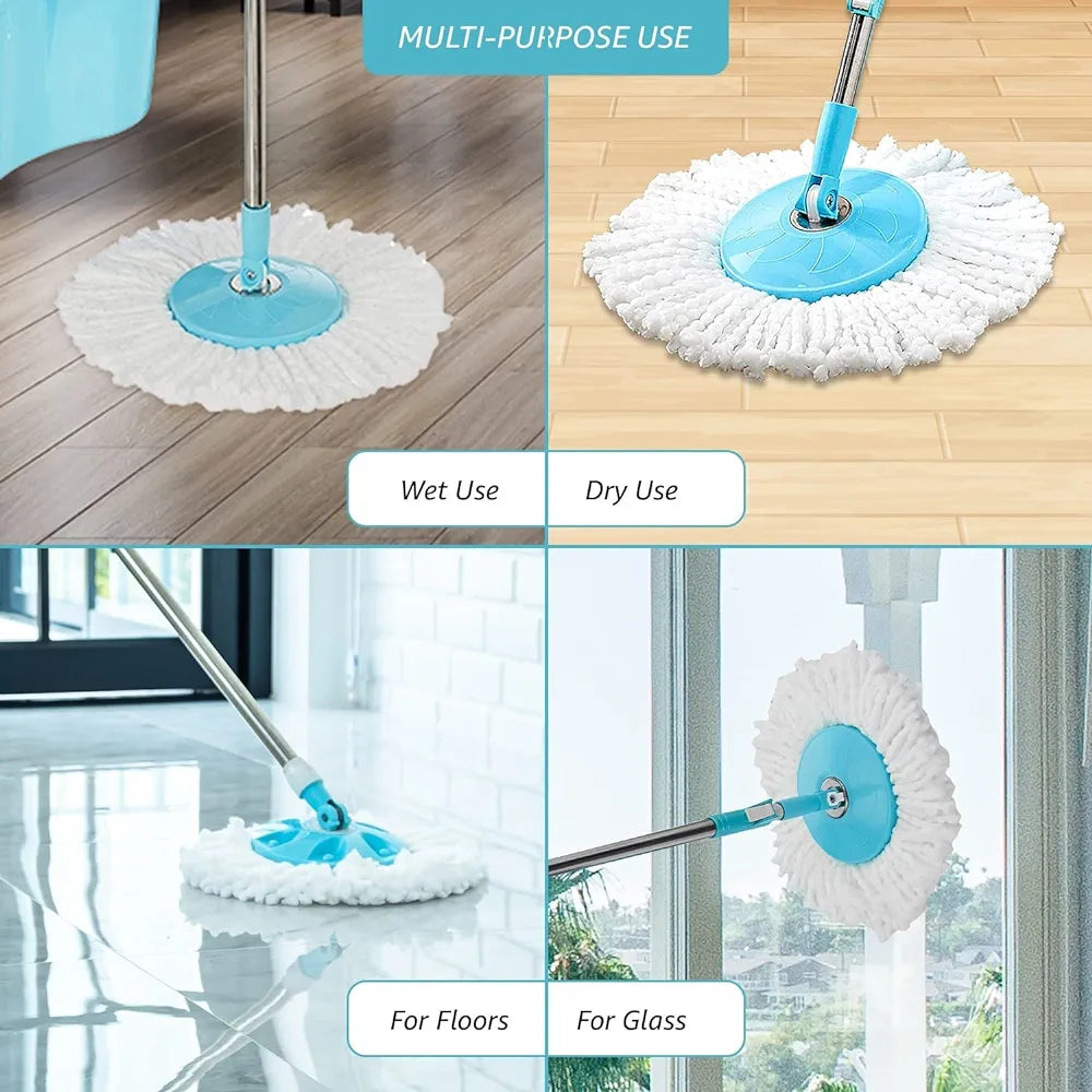 SENSO Prolite Cleaning Mop Set, 360 Degree Movement Mop Stick, Mop for Floor Cleaning