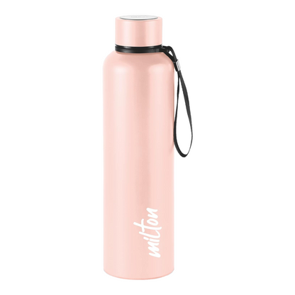 Milton Aura Thermosteel Water Bottle, 1000ml, 24 Hours Hot and Cold, Easy to Carry, Rust & Leak Proof