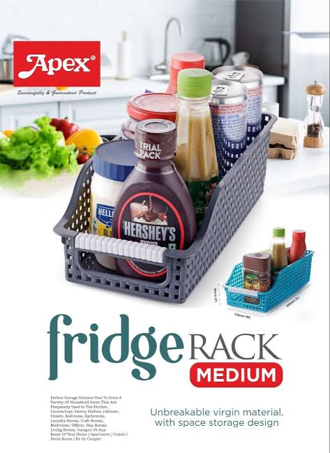 Apex Fridge Rack, Unbreakable virgin material with space storage design