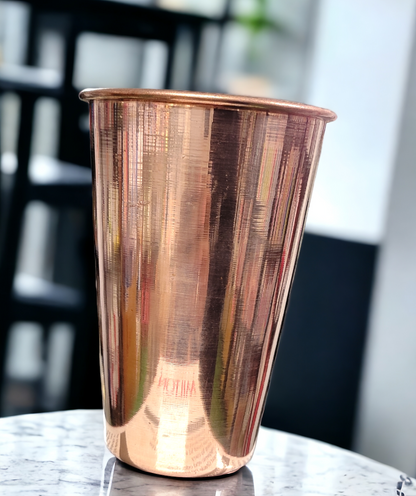 Pure Copper Plan Glass 1pcs Set