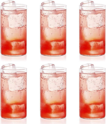 Borosil Vision Glass Set of 6 pcs Transparent Drinking Glass, Flame Proof, Microwave & Dishwasher Safe