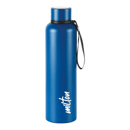 Milton Aura Thermosteel Water Bottle, 1000ml, 24 Hours Hot and Cold, Easy to Carry, Rust & Leak Proof