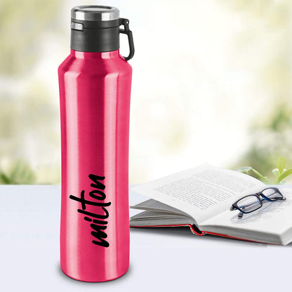 Milton Gulp Thermosteel 24 Hours Hot or Cold Water Bottle 600ml, 1 Piece