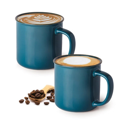 Treo Glare Ceramic Mug, 240 ml, Set of 2