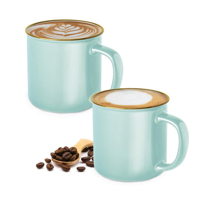 Treo Glare Ceramic Mug, 240 ml, Set of 2